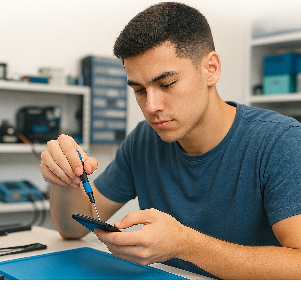 Pin de carga y puertos